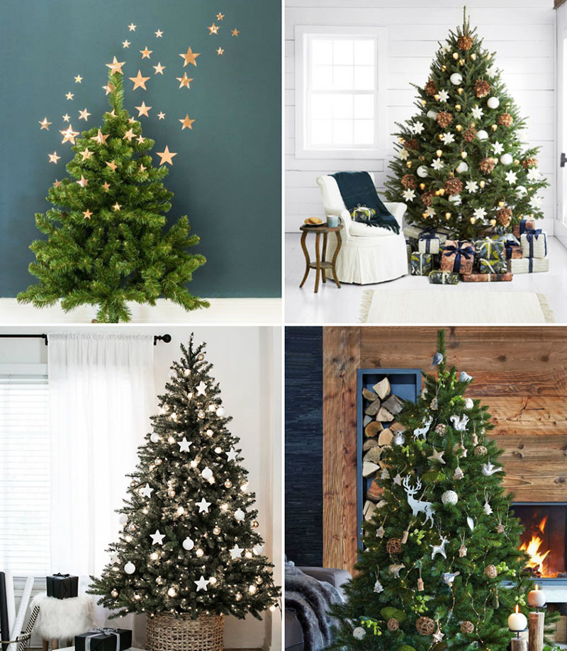 למי שעוד לא הספיק זמן - כמה יפה ומסוגנן לקשט את עץ חג המולד לשנה החדשה