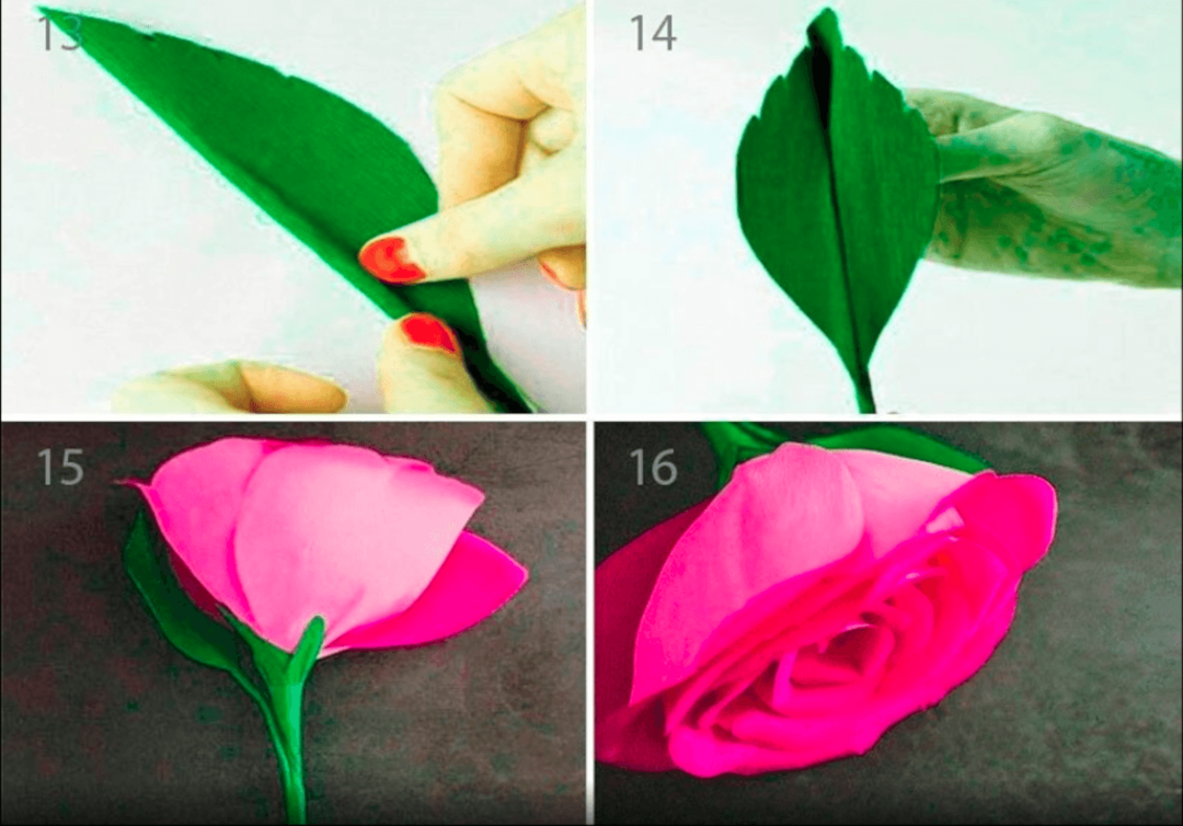 50 instruções de como fazer flores de papel ondulado (grandes e lindas)