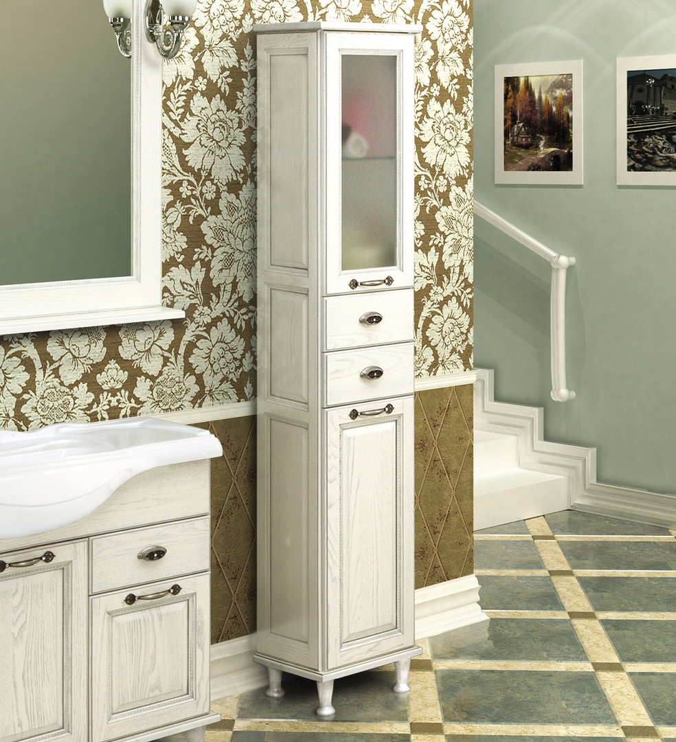 garderobes zīmuļu futrālis ar veļas grozu vannas istabai