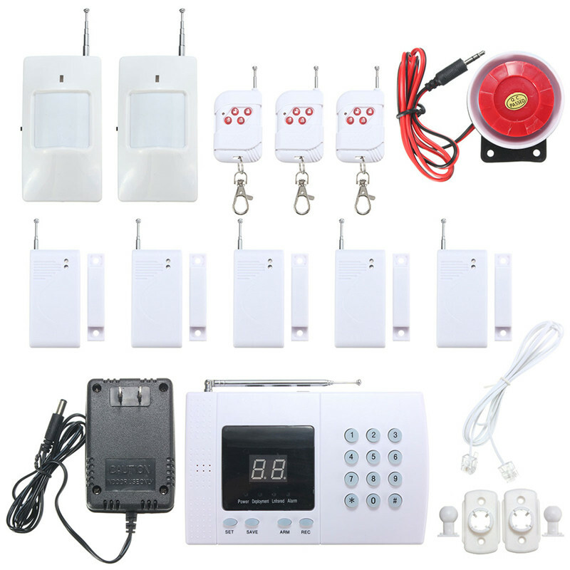 Zones Wireless Peer Home Güvenlik Alarm Alarm Sistemi Otomatik Çevirici