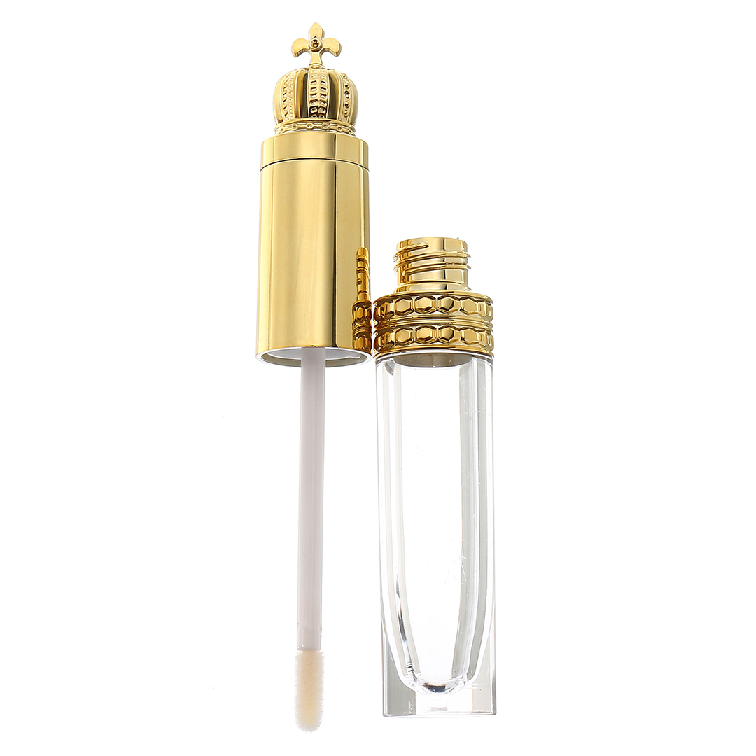 Botellas rellenables de tubo vacío con corona de oro reina de 8 piezas