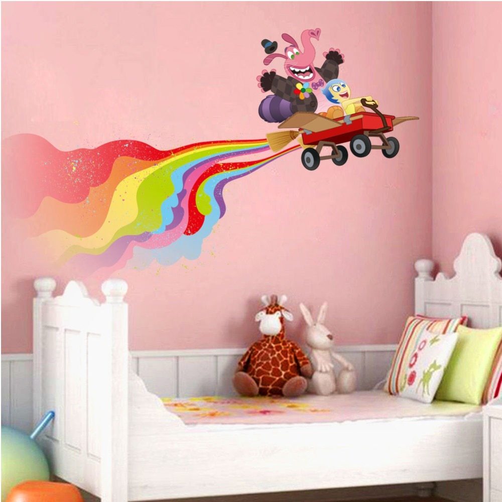 stickers on the wall in the nursery decor photo
