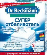 Super bělidlo Dr. Beckmann, 2x40 gramů