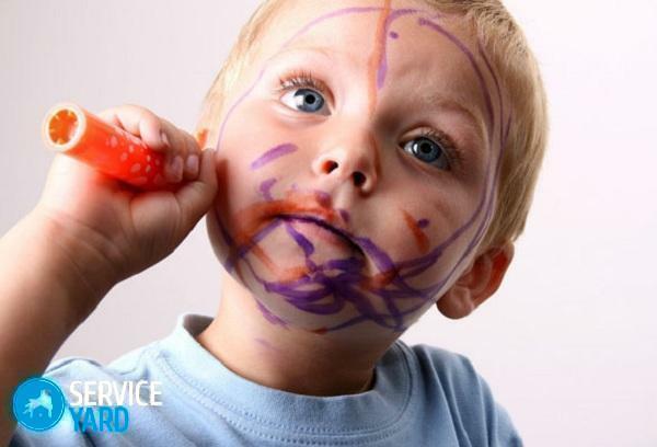 Než umyt plstěné pero z kůže dítěte?