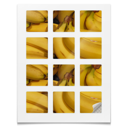 Printio bananklistermärken