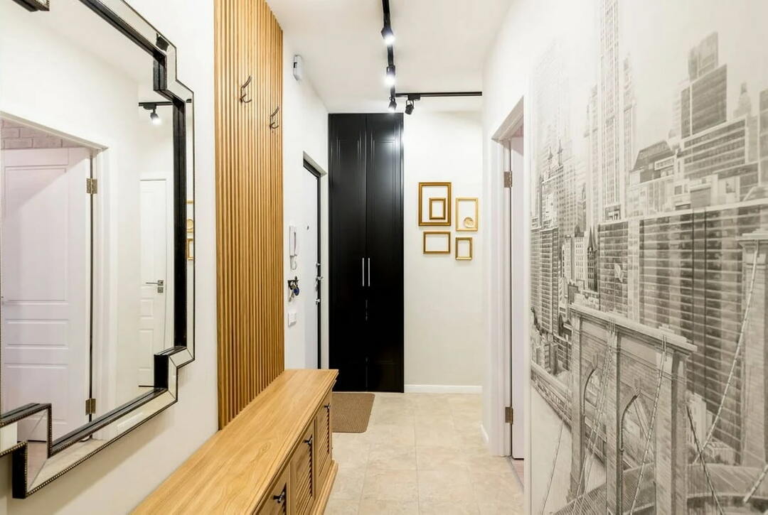 Conception de petit couloir: options de design d'intérieur, idées de photo