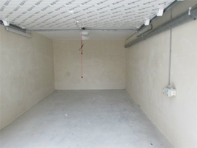 murs crépis dans le garage