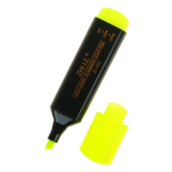 Marcador resaltador 5 mm Zhile amarillo