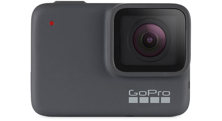 GoPro Hero 7 ir minimālisma dizains, taču tas ir labi aizsargāts