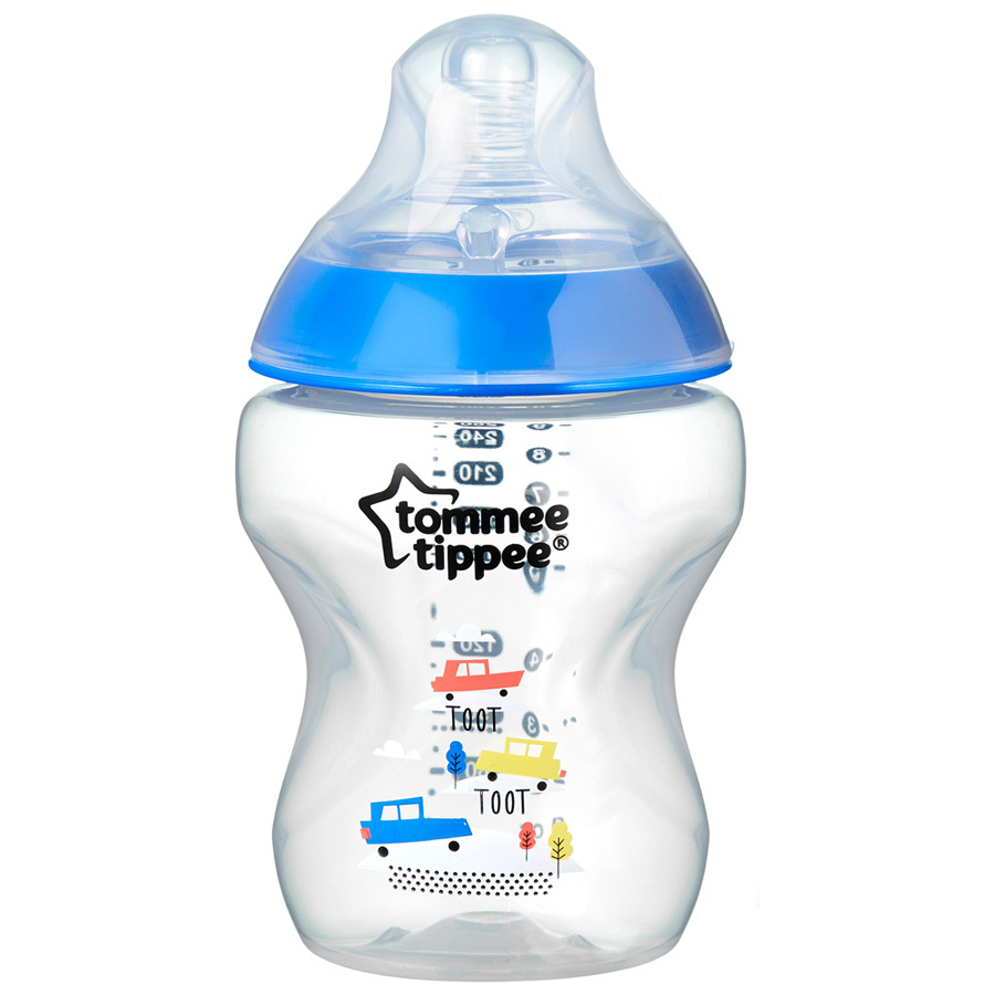Blíže přírodě Tommee Tippee kojenecká láhev modrá, 260ml