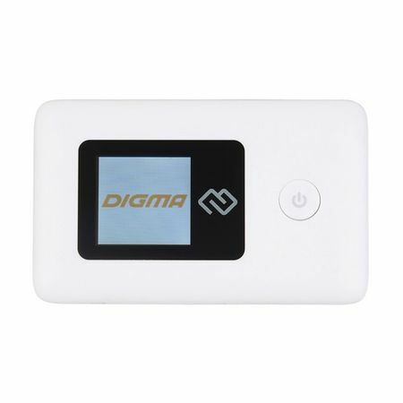 Modem DIGMA Mobile Wifi 3G / 4G, externo, branco [dmw1969]