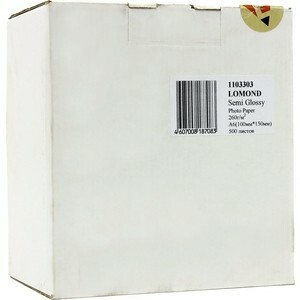 Lomond-paperi A6,10x15, 260g / m2, 500l, puolikiiltävä (1103303)