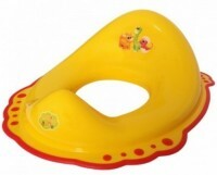 Almohadilla de baño para niños Maltex Dino, con revestimiento antideslizante (color: amarillo), art: MAL_5961