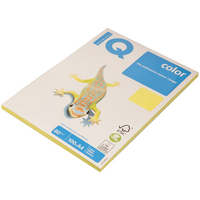 IQ Color trendpapir, A4, 80 g / m2, 100 ark, sitrongult