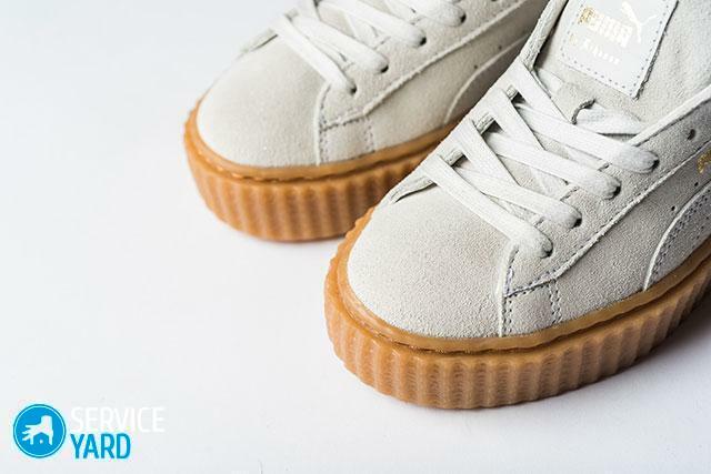 How to clean sneakers from suede?