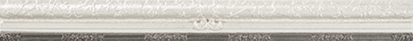 Rocersa Mitra / Trevi Moldura dinastija Sudraba porcelāna flīžu apmale 4x40