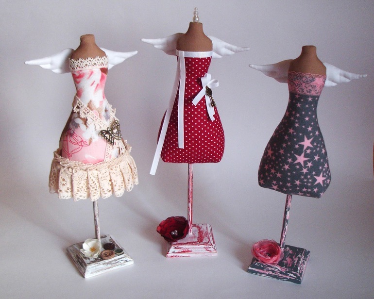 Doll Tilda: Patroon engelen en andere modellen, de voorbereiding van het materiaal en naaien voor beginners
