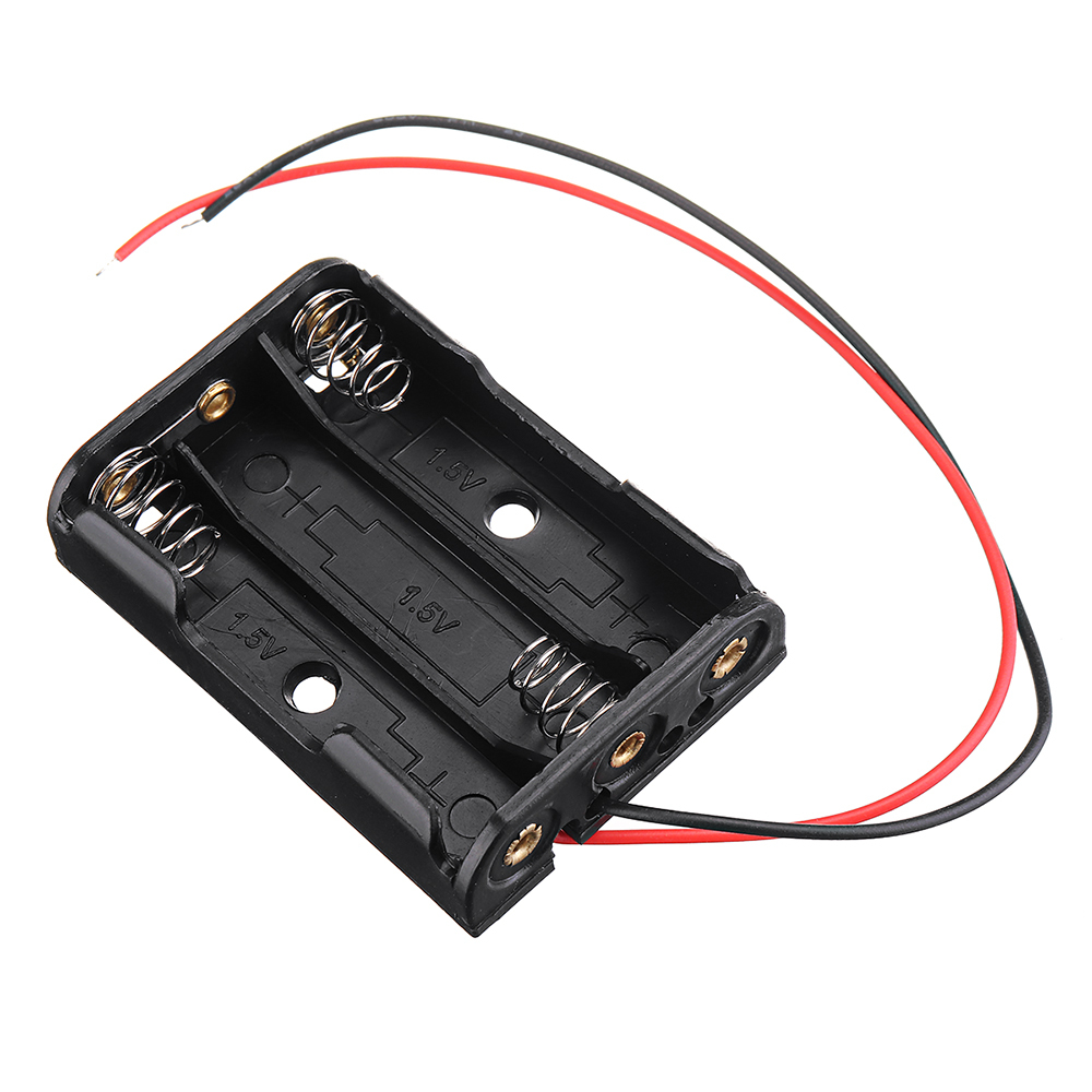 AAA Slot Batterikasse Batterikortholder til 3xAAA Batterier DIY Kit Case