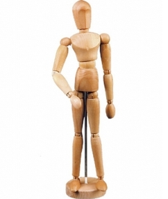Cilvēka manekens 30 cm sieviete DK16204