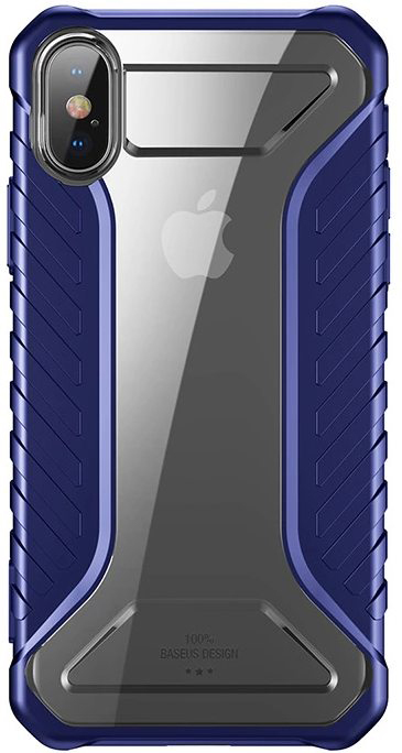 Custodia Baseus Michelin (WIAPIPH65-MK03) per iPhone Xs Max (Blu)