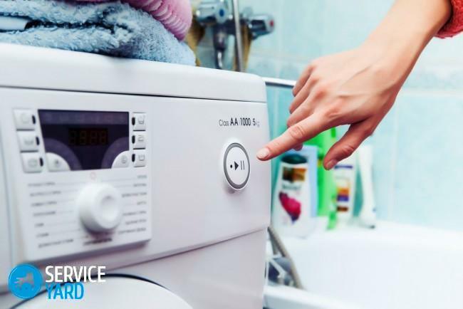 A máquina de lavar roupa não liga