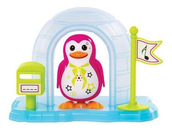 Penguin in the Digibirds house, pink