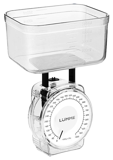 Køkkenvægt hvid perle LUMME LU-1301