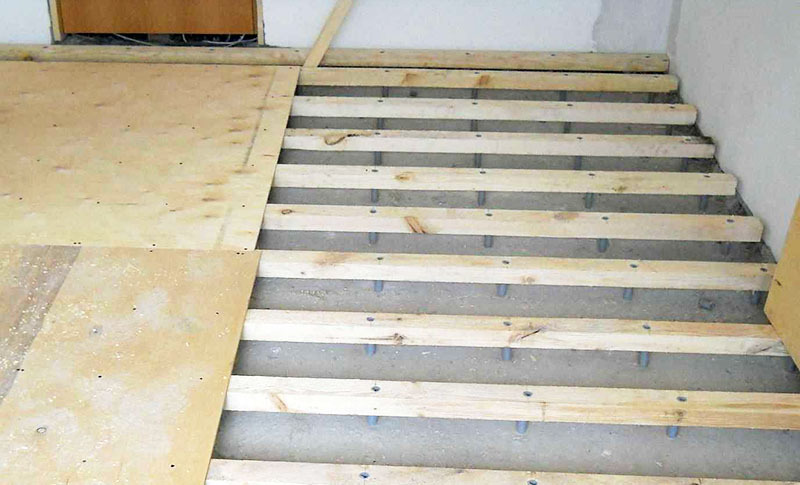 For plywood, a step less