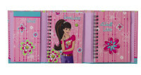 Set: anteckningsbok Girl (A6, 50 ark) + block för anteckningar (25 ark) + anteckningsbok (25 ark)