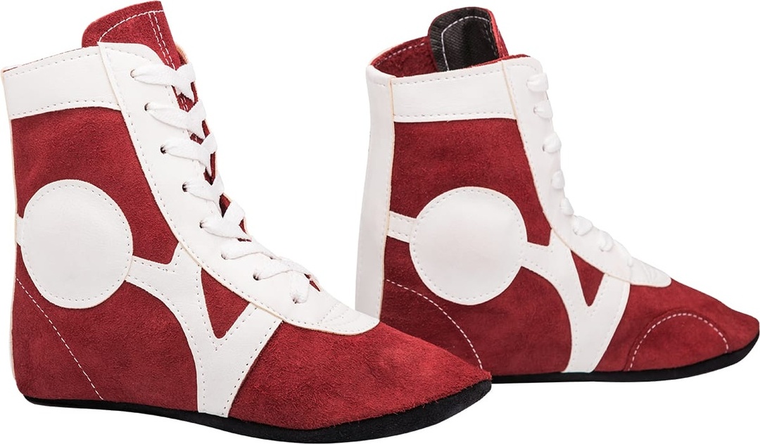 Rusco Sport SM-0101 chaussures de lutte, rouge, 46