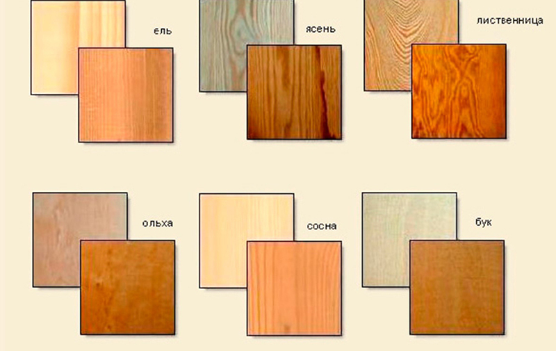 Najbežnejšie druhy dreva používané na výrobu nábytku