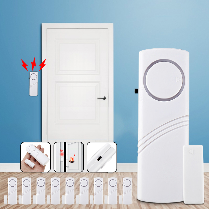 Kit de alarma de ventana de herramienta de sensor de seguridad para el hogar de alarma antirrobo puerta de oficina en casa
