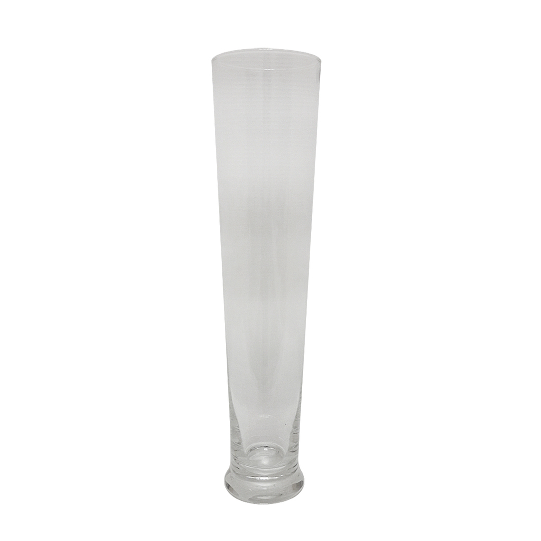 Vaza NEMAN Cone, aukštis 34 cm, stiklas, skaidri, 786 423 353