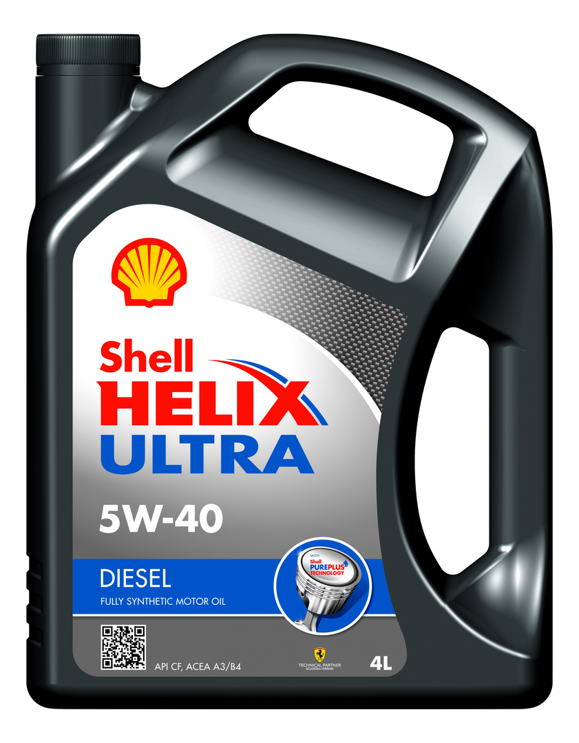 שמן מנוע Shell Helix Ultra Diesel 5W-40 4L