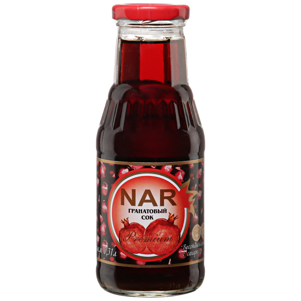 Nar Premium pomegranate juice, 0.31l