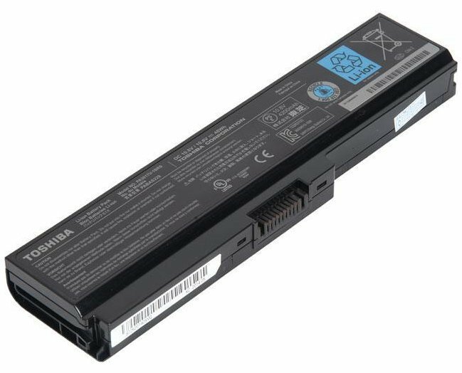 Batteria per laptop Toshiba PA3817U-1BRS per Satellite A660, A665, C650, C650D, L630, L635, L650, L650D, L655, L670, C650 Series (10.8v 4800mah) 55wh
