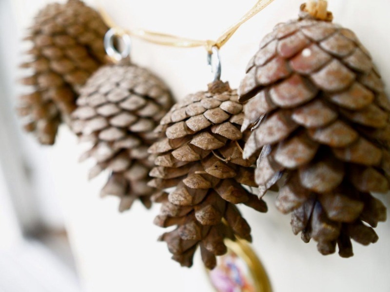 Quais itens de decoração podem ser feitos de cones