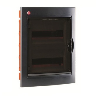Einbauverteiler DKC 82524 24 Module mit Tür schwarz