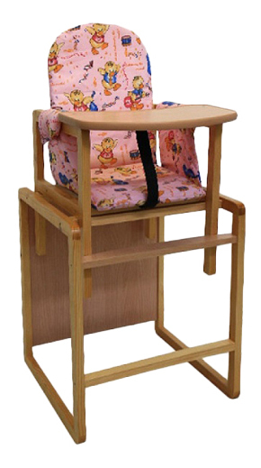 Krzesełko do karmienia Wilt Butuz różowe