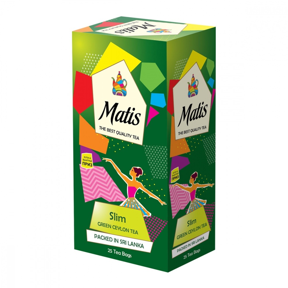 Matis Slim green tea with additives 25 sachets