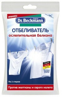 Super bleach in an economical Dr. Beckmann, 80 grams