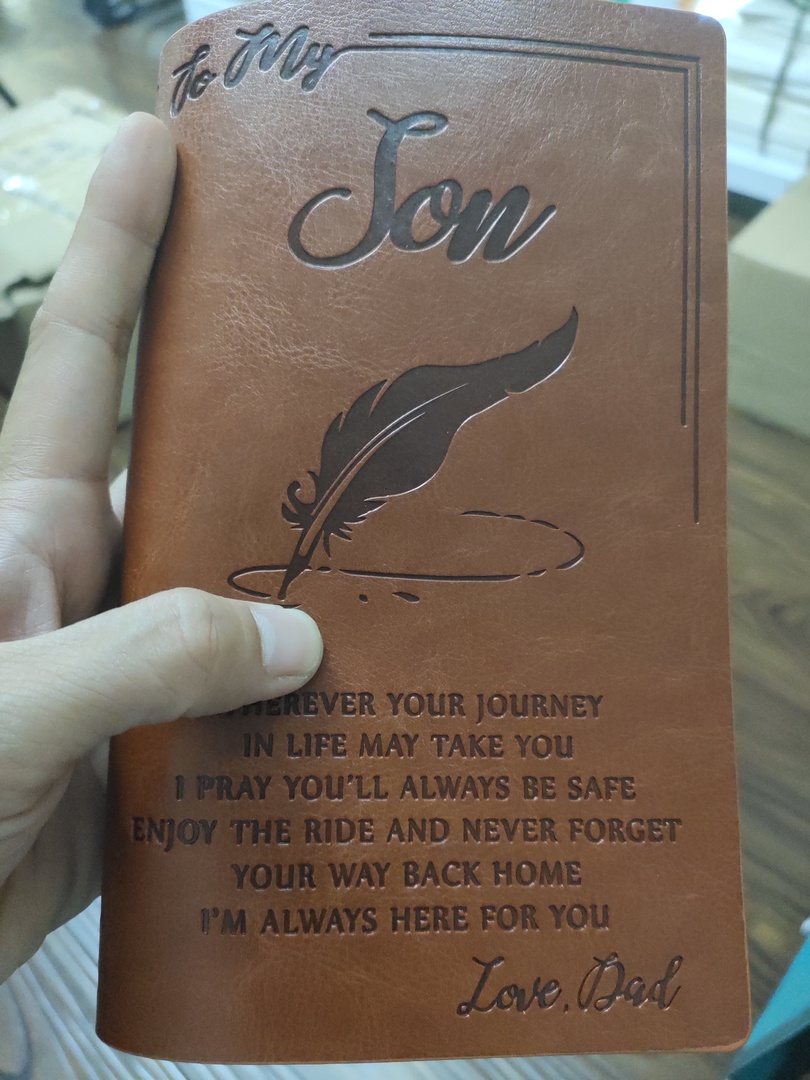 Caderno de couro genuíno feito à mão Caderno de estilo vintage verde