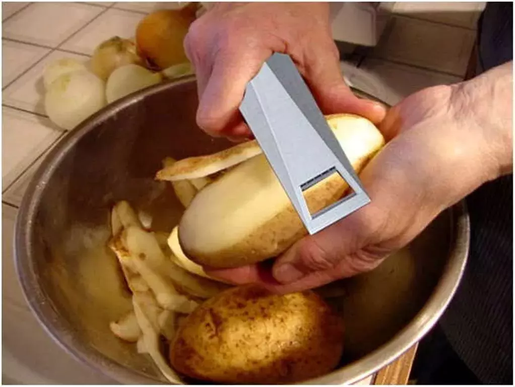 potato peelings