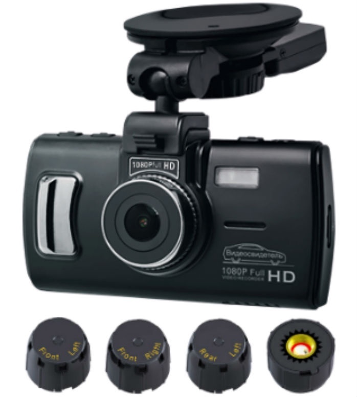 Sensores externos de pressão dos pneus para gravador de vídeo VIDEO WATCH 2405 FHD TPMS EXT