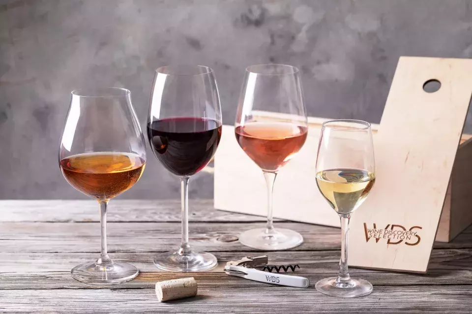 como escolher taças de vinho