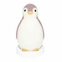 Draadloze speaker + wekker + nachtlampje ZAZU Pam de pinguïn, kleur: roze