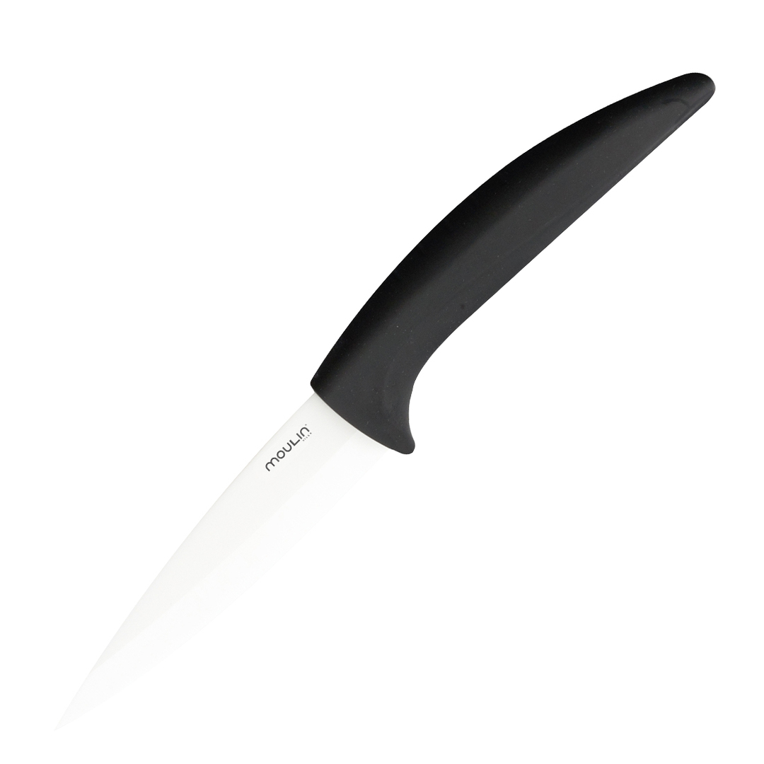 Temizleme bıçağı MOULINvilla Beyaz, 9,5cm, seramik / plastik W095A