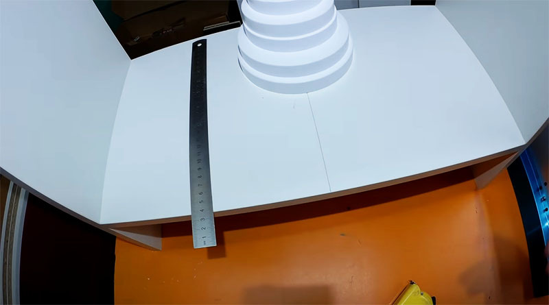 Indbygget emhætte: trin-for-trin vejledning til installation, installation af ventilationskanaler