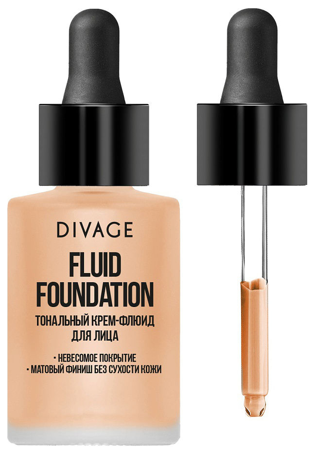 Base de maquillaje Divage Fluid Foundation No. 02 30 ml