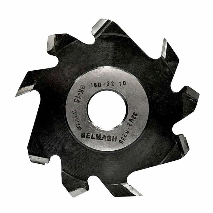 Drážkovací fréza s podřezávacími zuby, BELMASH 160 × 32 × 10 mm